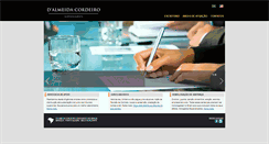 Desktop Screenshot of dalmeidacordeiro.com.br