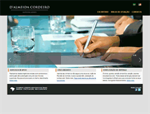 Tablet Screenshot of dalmeidacordeiro.com.br